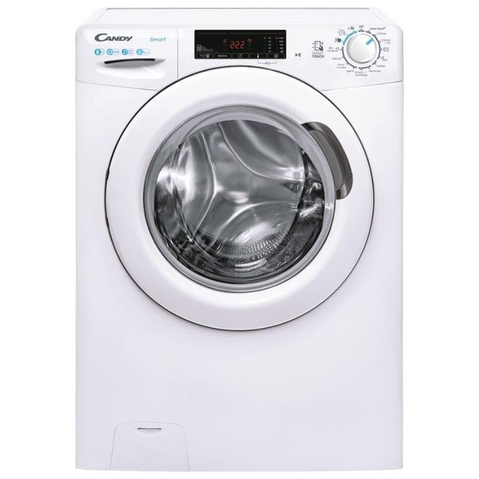 Candy Smart CSS128TW3-11 Lavatrice Caricamento Frontale 8Kg 1200 Giri/min Bianco
