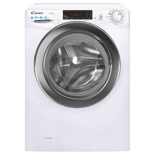 Smart CSS4127TWR3/1-11 Lavatrice slim a carica frontale 7Kg 1200 Giri Classe C NFC 16 Programmi Sensore Kilo detector 60x45x85 Bianco
