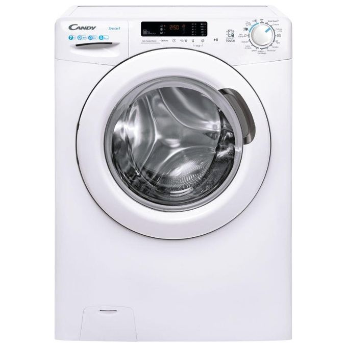 Candy Smart CSS4372DW4111 Lavatrice Caricamento Frontale 7Kg 1300 Giri-min Bianco
