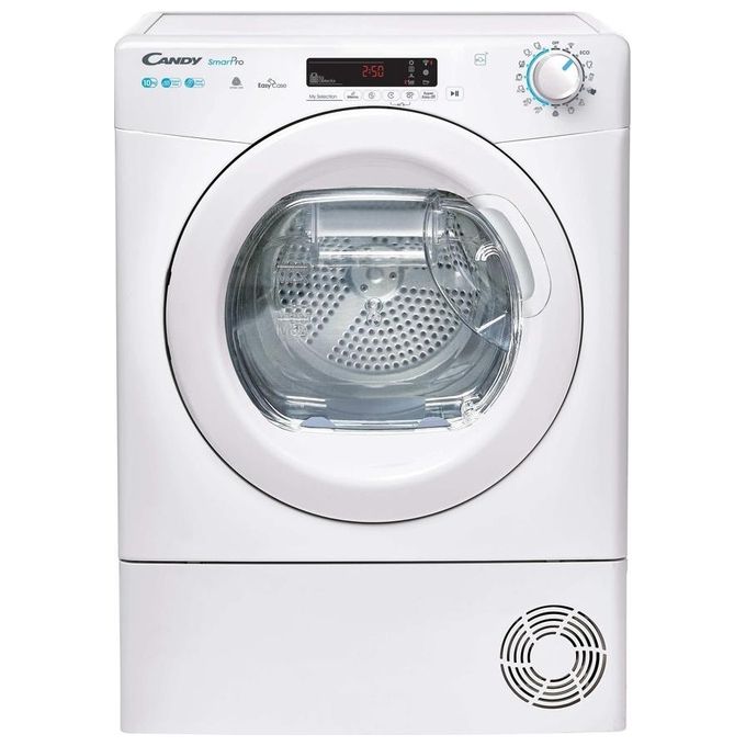 Image of Candy Smart Pro CSOE H10A2DE-S Asciugatrice a pompa di calore 10Kg classe A++ con cicli rapidi e controllo remoto bianco 596x607x850