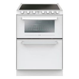 Candy TRIOVWNT1 Cucina da Accosto 60cm 1 Forno Elettrico 4 Fuochi Elettrici 1 Lavastoviglie Bianco