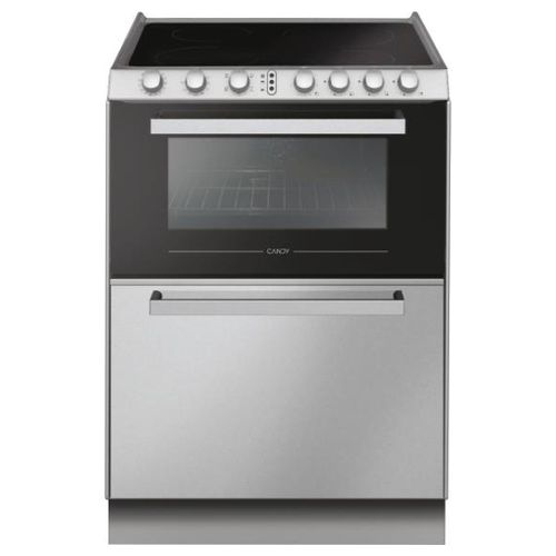 TRIOVXNT1 Cucina da Accosto 60cm 4 Piastre Elettriche 1 Forno Elettrico 1 Lavastoviglie Inox