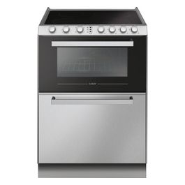 TRIOVXNT1 Cucina da Accosto 60cm 4 Piastre Elettriche 1 Forno Elettrico 1 Lavastoviglie Inox