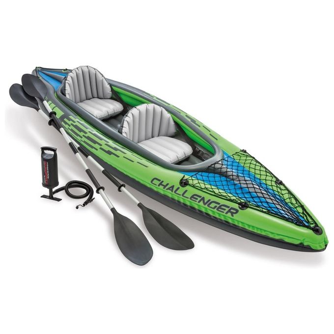 Image of Canoa Challenger k2 INTEX Gonfiabile cm 351x76x38 2 posti