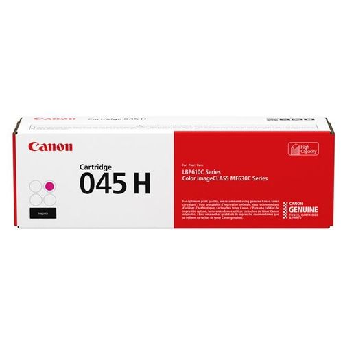 Canon 045 H Toner per Stampante Laser 2200 Pagine Magenta