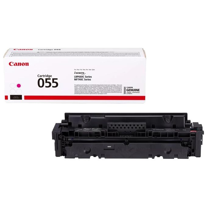 Canon 3014C002 055 M Toner Originale Laser 2100 Pagine i-SENSYS MF740 LBP663Cdw LBP664Cx colore Magenta