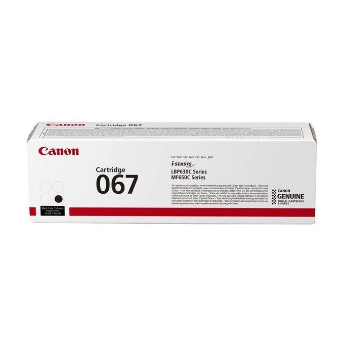 Image of Canon 067 Cartuccia Toner 1 Pezzo Originale Nero