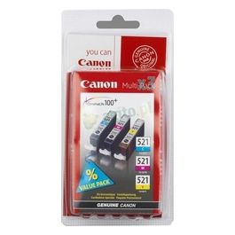 Cartucca Ink-Jet CLI-521 C/M/Y PACK Pixma IP3600/4600 MP540/620/630/980