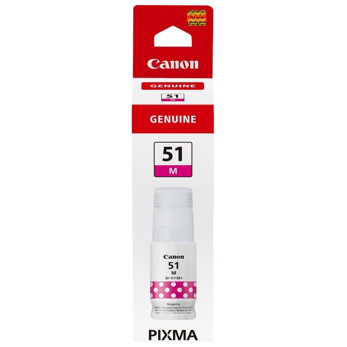 Image of Canon Cartuccia Stampante Canon Gi-51 Magenta Original 4547c001