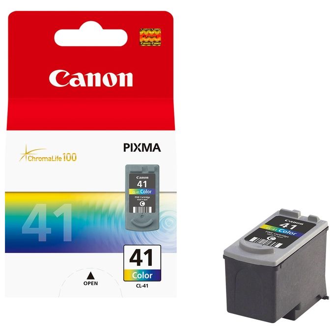Canon cl-41 cartuccia inchiostro a colori chromalife 100