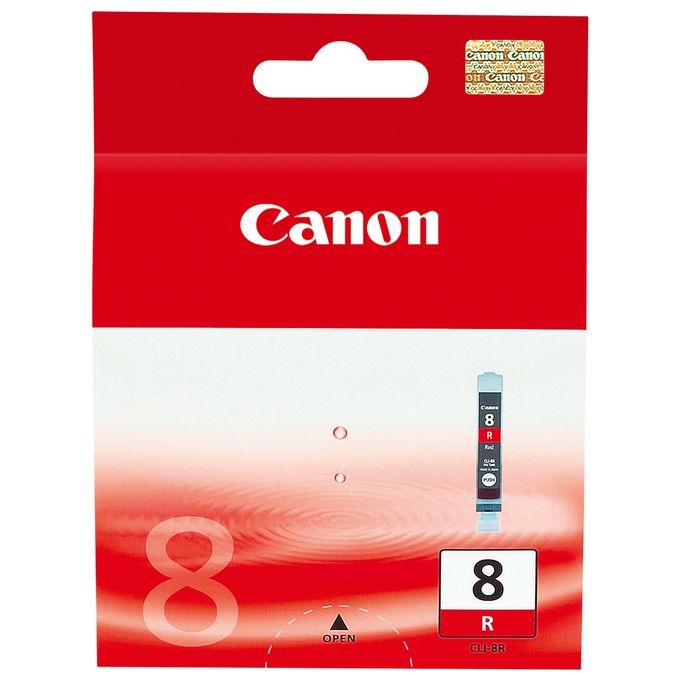 Canon cli-8r serbatoio inchiostro rosso chromalife 100