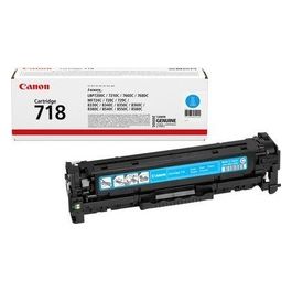 CRG-718 C Toner 1 Pezzo Originale Ciano
