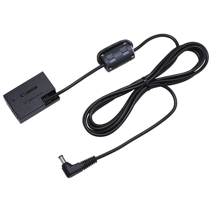 Canon DR-E18 Accoppiatore di Corrente Continua per Fotocamere EOS con Batteria LP-E17 colore Nero