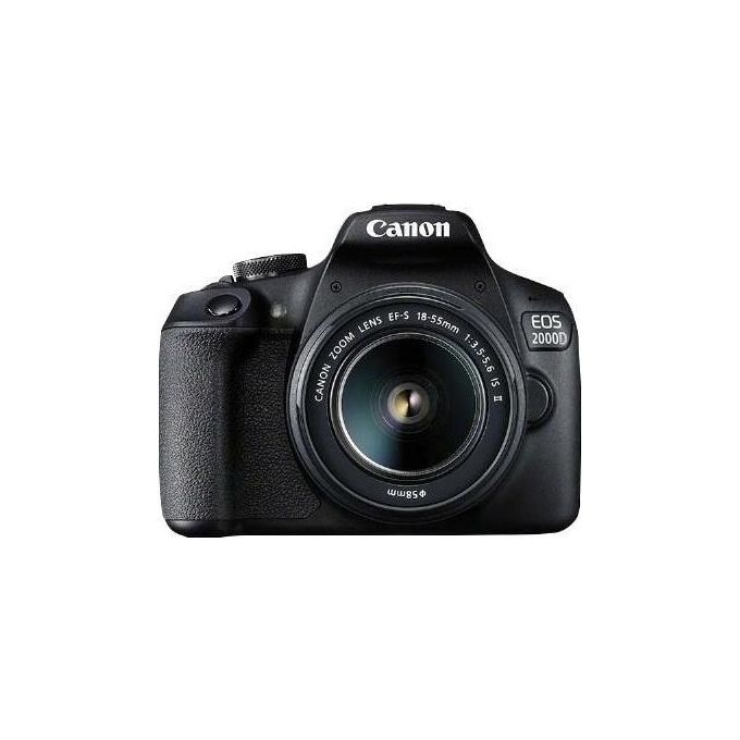 Canon EOS 2000D Fotocamera Reflex 24Mpx Wi-Fi con Obiettivo 18/55 IS II