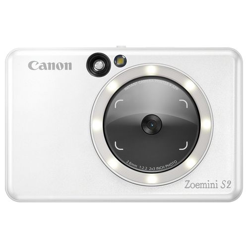 Canon Fotocamera Istantanea a Colori Zoemini S2 Bianco Perla