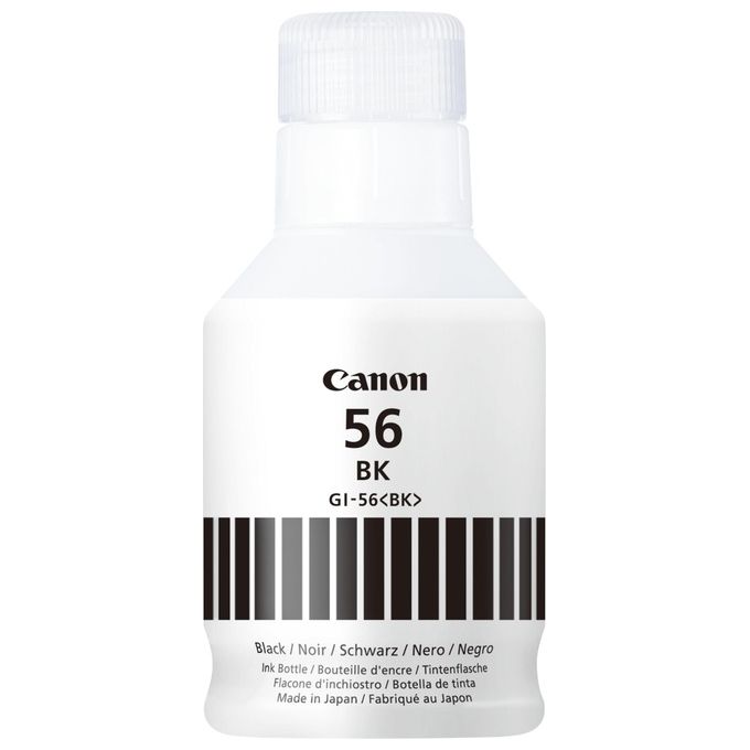 Canon 4412C001 GI-56 PGBK Flacone Inchiostro Inkjet 170 ml 6000 pagine colore Nero