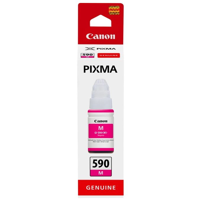 Canon GI-590M 70ml Inchiostro per Stampa e Disegno Magenta