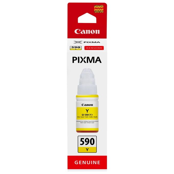 Canon GI-590Y 70ml Inchiostro per Stampa e Disegno Giallo
