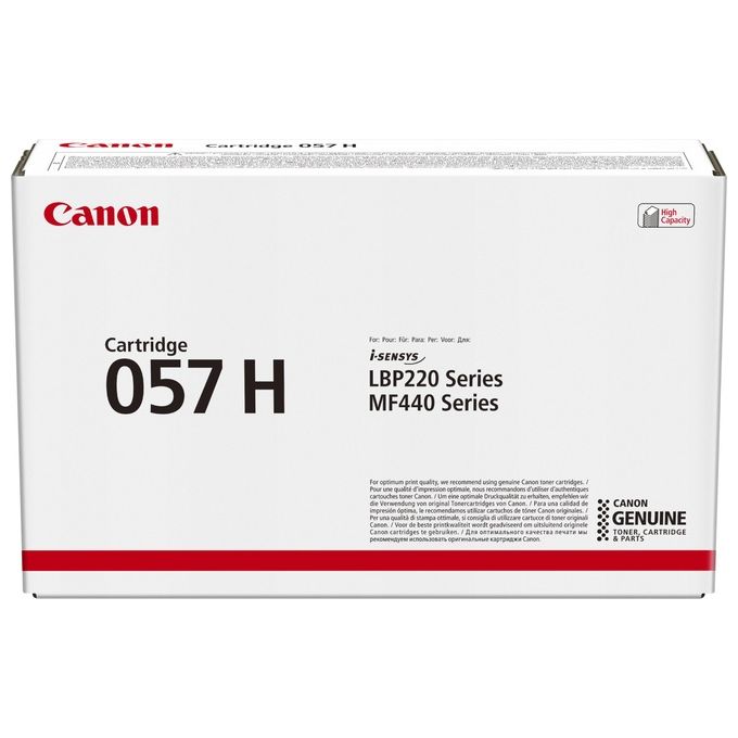 Canon 3010C002 i-SENSYS 057H Toner Originale Laser 10000 pagine colore Nero