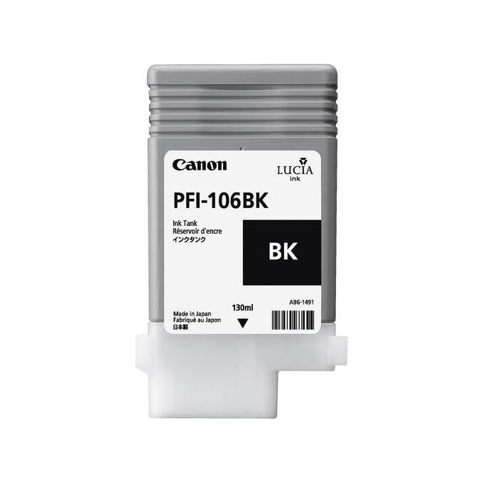 Canon PFI-106 BK Nero originale serbatoio inchiostro per imagePROGRAF iPF6300, IPF6300S, iPF6350, iPF6400, iPF6400SE, IPF6450