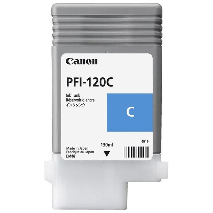Canon CANPFI-120C Cartuccia Inkjet Originale 130 ml Tecnologia Inchiostro Pigmentato per Stampa Professionale colore Ciano