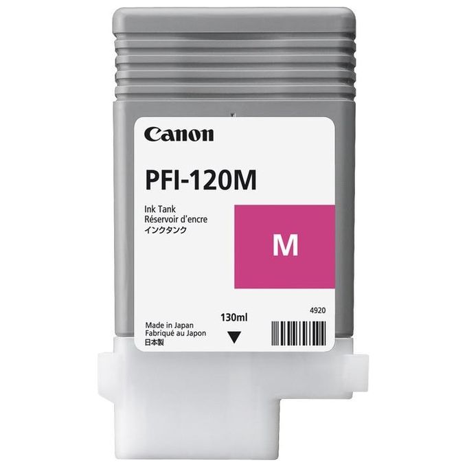 Canon 2887C001 PFI-120M Cartuccia per Stampante Inkjet Inchiostro a Base di Pigmento 130 ml colore Magenta