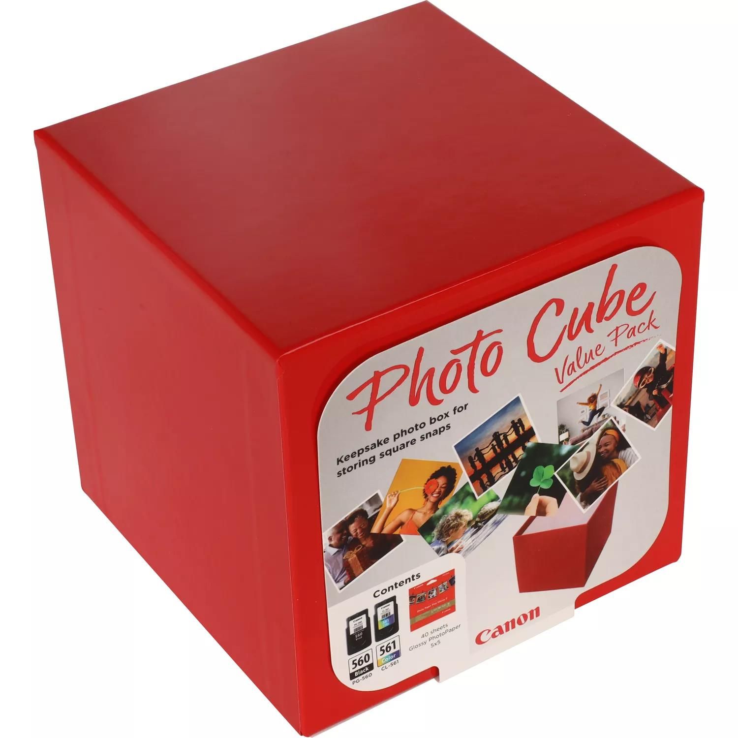 Canon PG-560 / CL-561 Photo Cube Value Pack PP-201 13x13cm