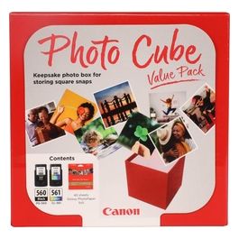 Canon PG-560 / CL-561 Photo Cube Value Pack PP-201 13x13cm 40 Fogli