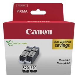 Canon PGI-520 BK Cartuccia D'inchiostro Nero Twin Pack