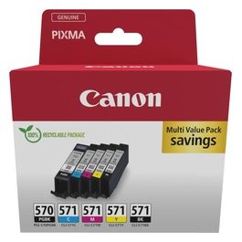 Canon PGI-570/CLI-571 Cartuccia D'inchiostro Multi Pack PGBK/C/M/Y/BK