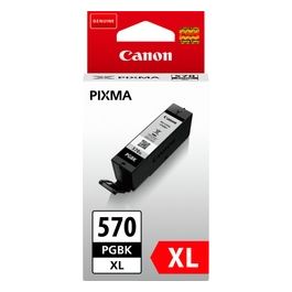 Canon Pgi-570 xl pbk Inchiostro Pigmentato nero alta Capacità Chromalife 100 Contenuto 22 ml. Compatibile con Pixma Mg5750 Mg6850 Mg7750