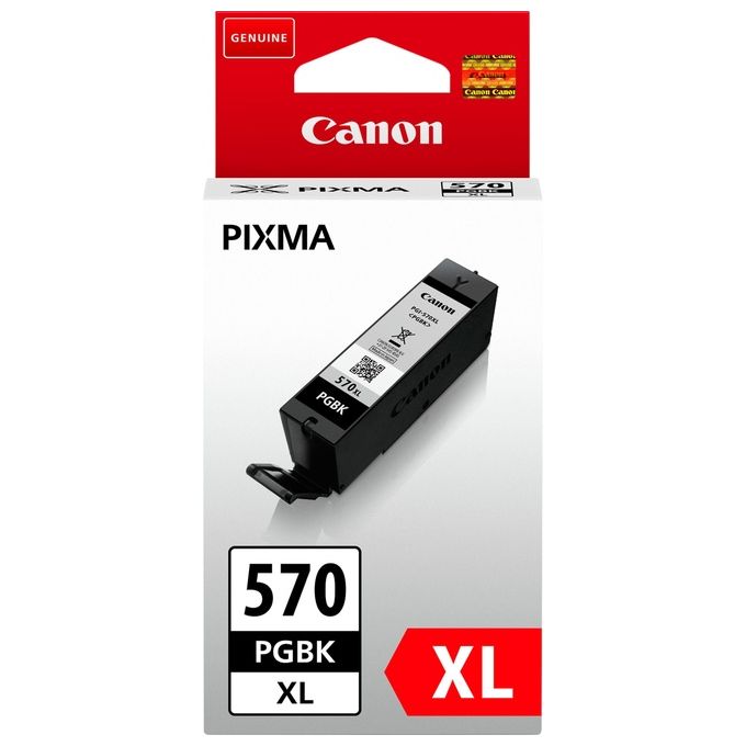 Image of Canon Pgi-570 xl pbk Inchiostro Pigmentato nero alta Capacita' Chromalife 100 Contenuto 22 ml. Compatibile con Pixma Mg5750 Mg6850 Mg7750