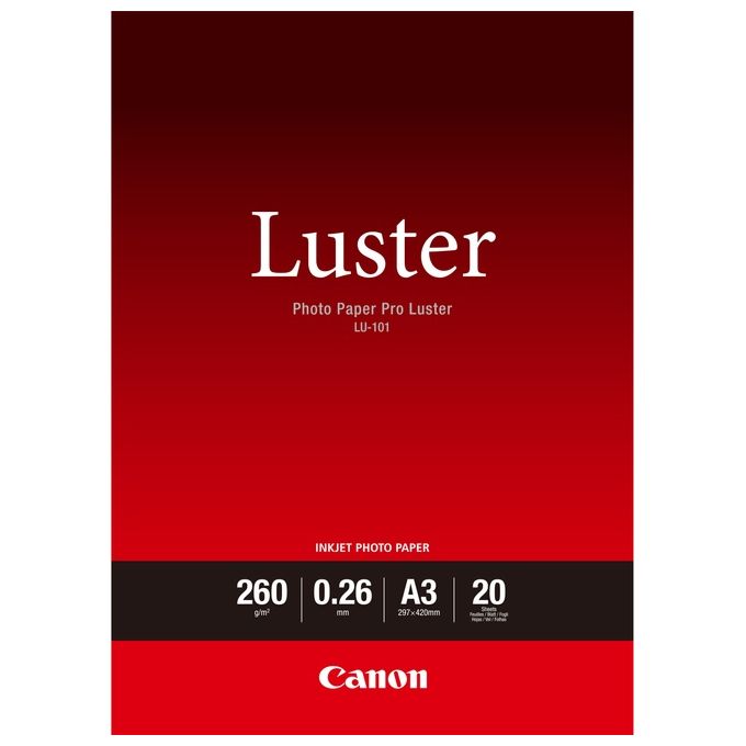 Canon Photo Paper Luster Lu-101 A3 20fg