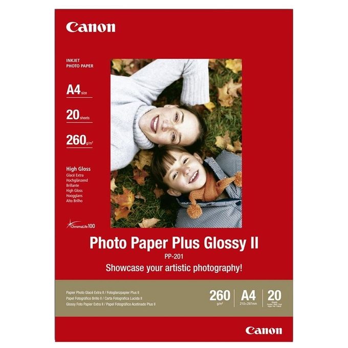 Canon Pp-201 Carta Glossy ( A4 )  20 Fg.