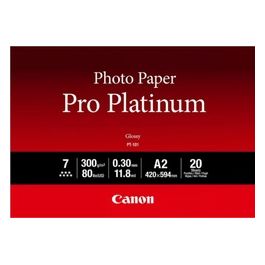 Canon PT-101 Carta Fotografica A2 20 Fogli Pro Platinum 300g/m²