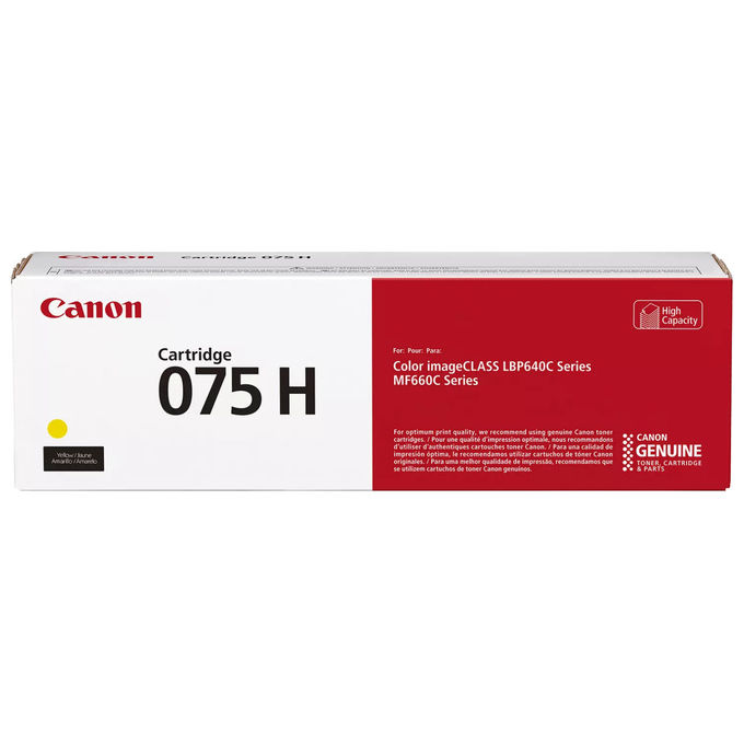 Canon CRG-075H Toner 075 H Giallo Originale Alta Capacita' 2500 Pagine