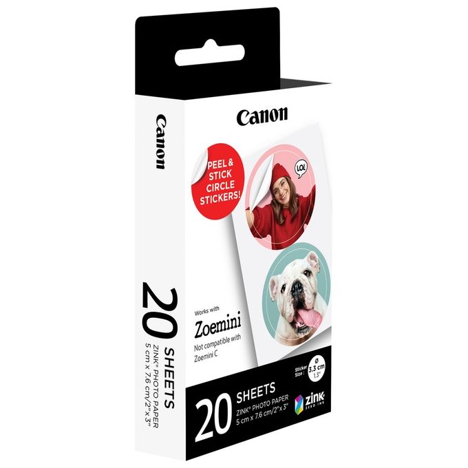 Canon Zp-2030-2c-20 Carta Fotografica ZINK