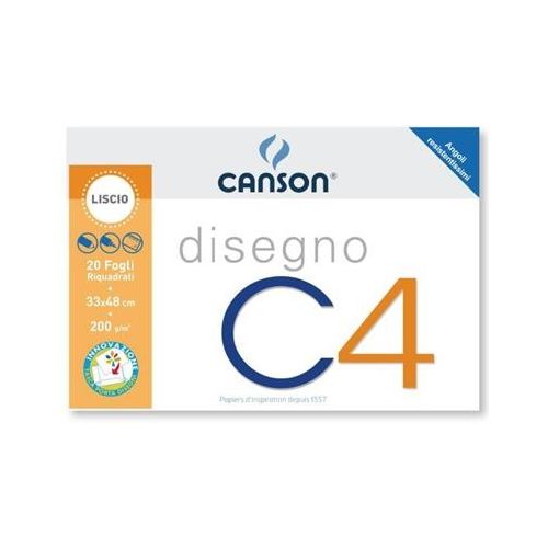 Canson Album c4 4ang Riquadrato 33x48 200g