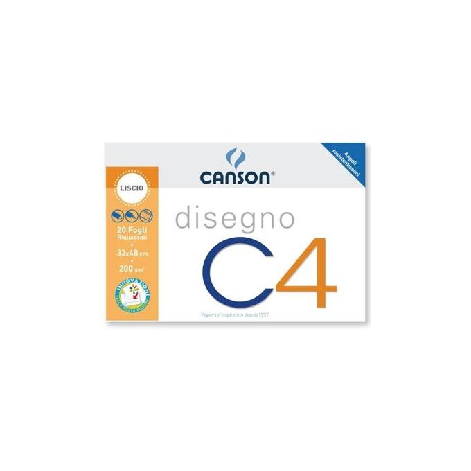 Canson Album c4 4ang Riquadrato 33x48 200g