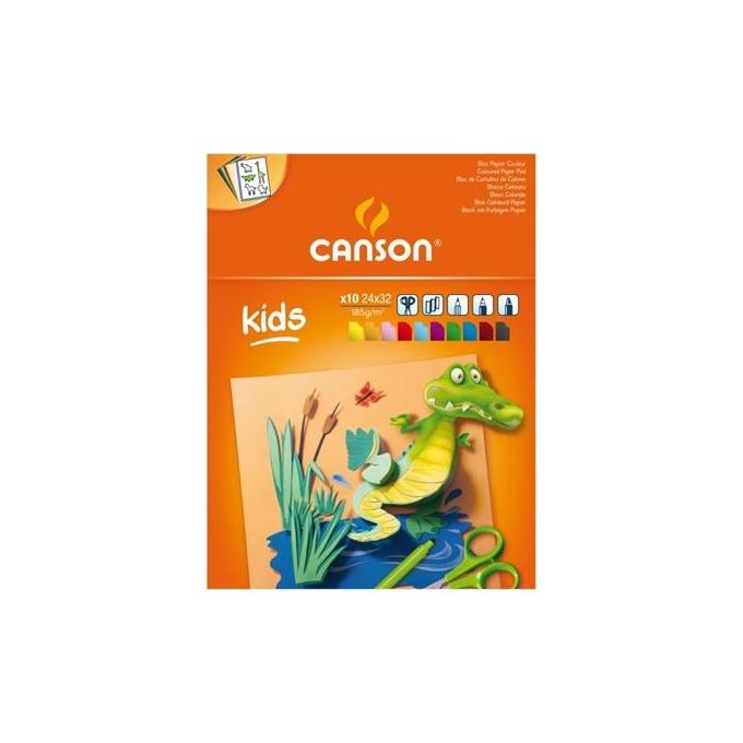 Canson Album Colorato 5 24x32cm 185g 10fg