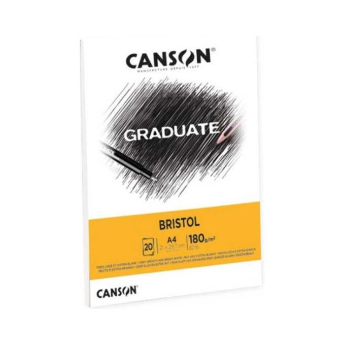 Canson Blocco Bristol A4 20 Fogli 180gr