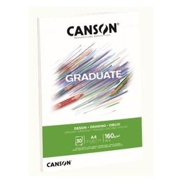 Canson Blocco Drawing A4 30 Fogli 160gr Bianco