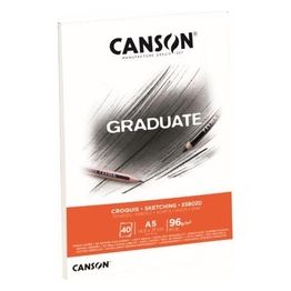 Canson Blocco Sketching A5 40 Fogli 96gr