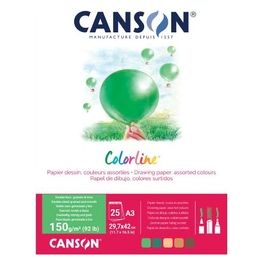 Canson Confezione 25 Fogli Colorline Terra 29.7x42cm