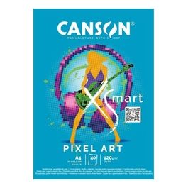 Confezione 5 Carta Bianca Quadri 40 Fogli 120G/M2