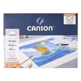 Canson Pochette c4 24x33cm 20fg Ruvido