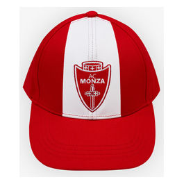 Cappellino rosso con banda
