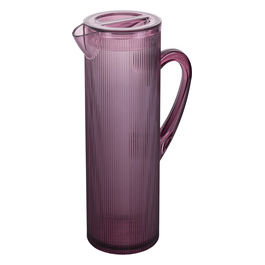 Caraffa Fashion 1,5 L righe verticali, rosa antico