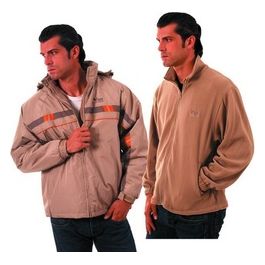 Cardigan Deltaplus Beaver Blu/Orange con Zip Tg. L