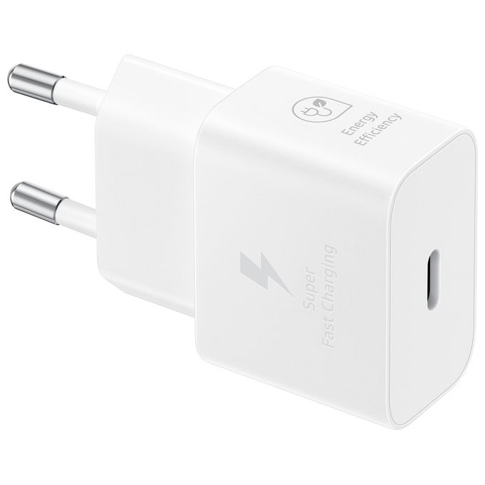 CARICABATTERIA DA RETE SAMSUNG SUPER FAST CHARGING 25W USB-C EP-T2510NWEGWW WHITE